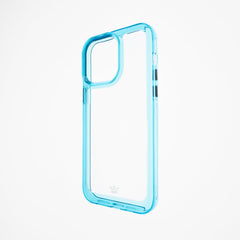 Estuche transparente el rey marco de apple iphone 14 pro color turquesa / transparente - TOP MOVIL