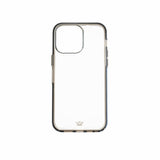 Estuche transparente el rey symmetry apple iphone 14 pro max color gris / transparente - TOP MOVIL