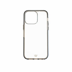 Estuche transparente el rey symmetry apple iphone 14 pro max color gris / transparente - TOP MOVIL