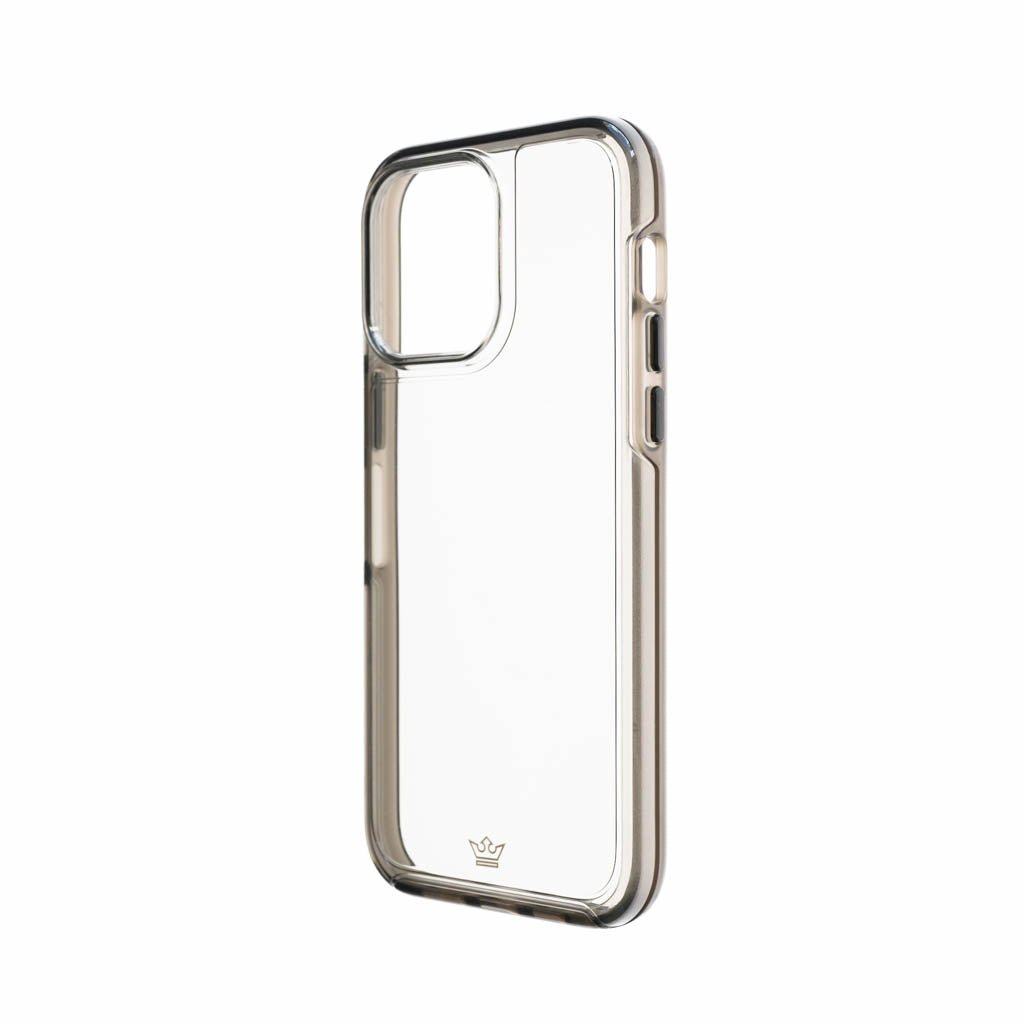 Estuche transparente el rey symmetry apple iphone 14 pro max color gris / transparente - TOP MOVIL