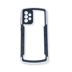 Estuche transparente generico transparente marco de reforzado y de atras samsung a72 color blanco / transparente - TOP MOVIL