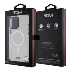Estuche tumi skin iphone 16 pro tumi hc transparent magsafe shockproof color transparente - TOP MOVIL