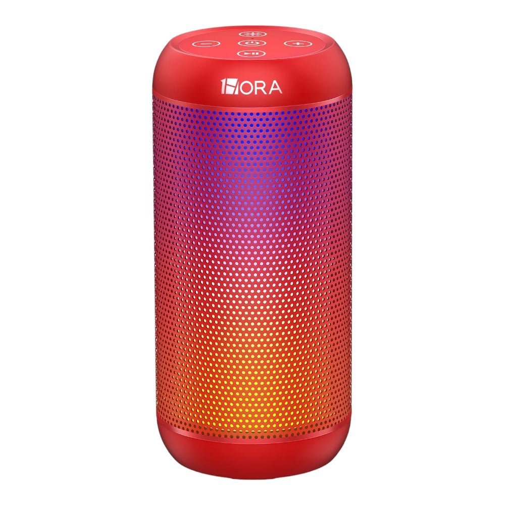 Gadget 1hora bocina bluetooth portatil 5.1 led 5w*2 boc242 color rojo - TOP MOVIL (B2C)