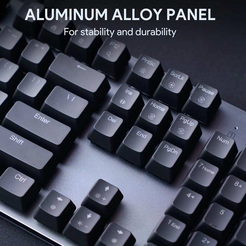 Gadget aukey gaming kmg12 mechanical keyboard 104key with software - TOP MOVIL