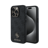 Guess hc magsafe pu 4g small 4g and classic black iphone 16 pro - TOP MOVIL