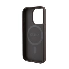 Guess hc magsafe pu 4g small 4g and classic brown iphone 16 pro - TOP MOVIL