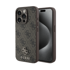 Guess hc magsafe pu 4g small 4g and classic brown iphone 16 pro - TOP MOVIL