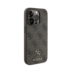 Guess hc magsafe pu 4g small 4g and classic brown iphone 16 pro - TOP MOVIL