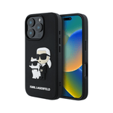 Karl Lagerfeld hc 3d rubber kc nft black iphone 16 pro max - TOP MOVIL