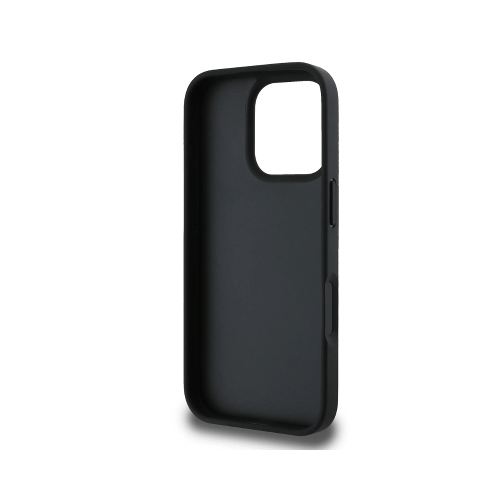 Karl Lagerfeld hc pu monogram k. head pin black iphone 16 pro - TOP MOVIL