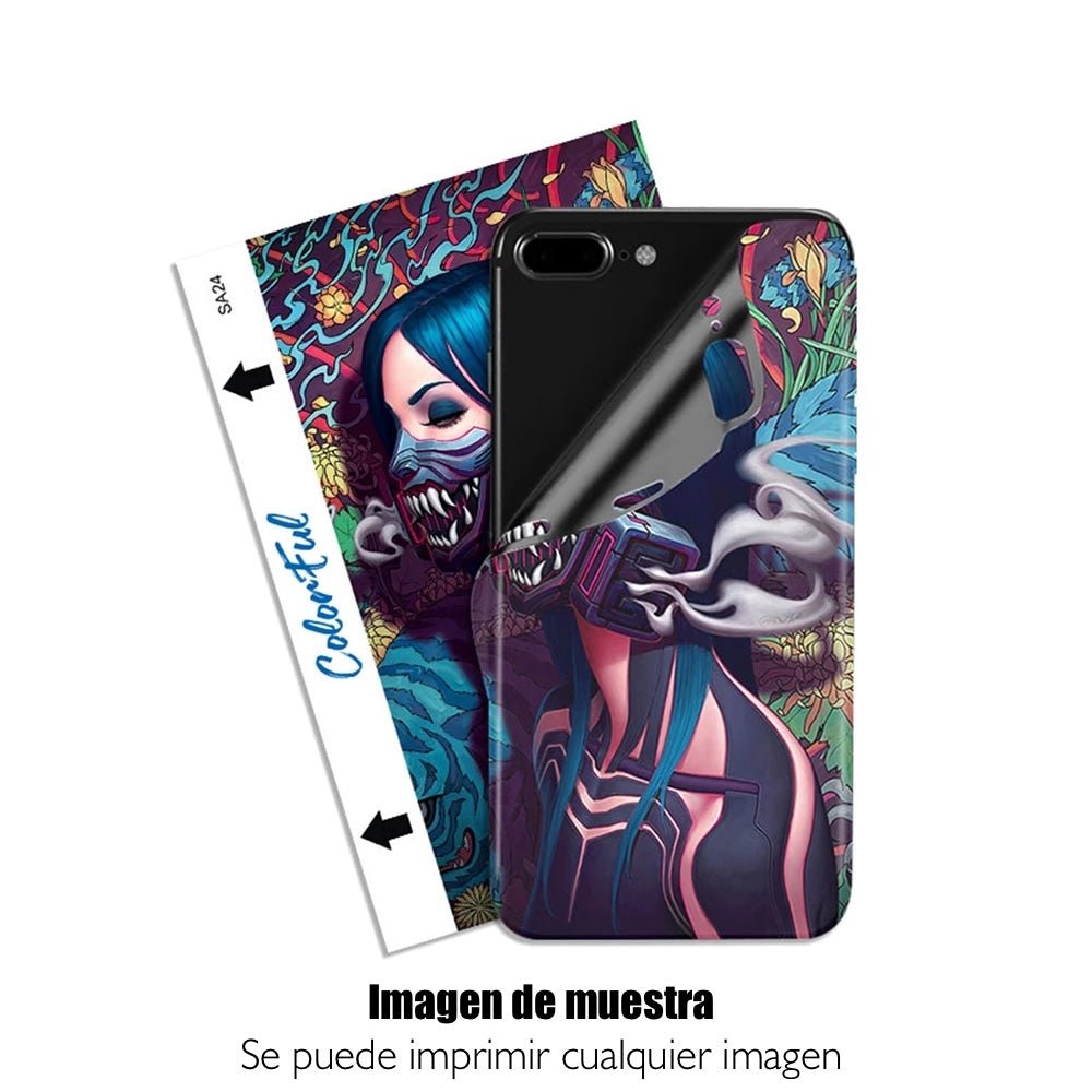 Lamina parte trasera el rey film skin self trasero personalizable con imagen - TOP MOVIL