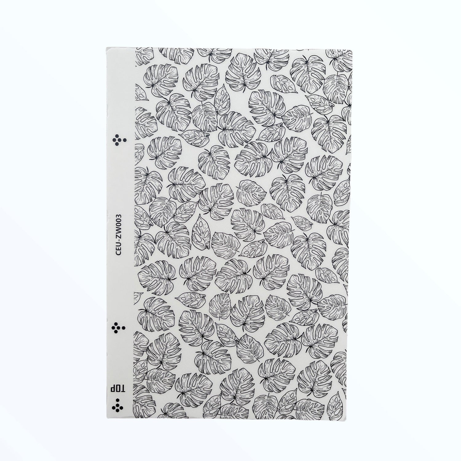 Lamina parte trasera lensun film deluxe hojade corazon color negro - TOP MOVIL