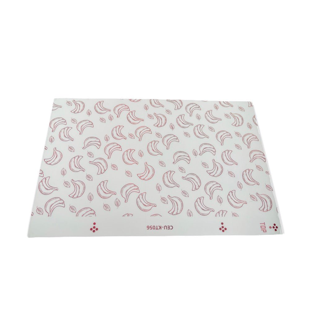 Lamina Parte Trasera Lensun Film Ppda Deluxe Banano Y Hojas Color Rojo - TOP MOVIL