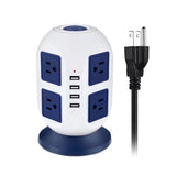 Otro Generico Multi Socket 4 Conectores Blanco / Azul - TOP MOVIL (B2C)