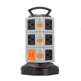 Otro Generico Multi Socket 8 Conectores Gris / Negro - TOP MOVIL