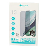 Protector pantalla devia film 0.3 mm 6h uv privacy HD color transparente - TOP MOVIL