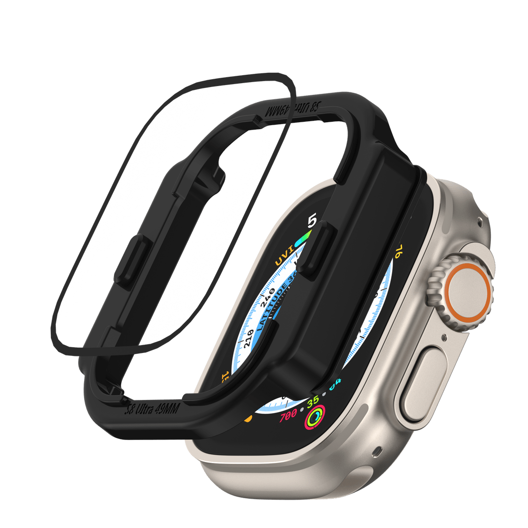 Protector pantalla switcheasy smart watch shield 3d hybrid glass 49 mm transparente - TOP MOVIL