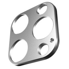 Protector pantalla switcheasy vidrio templado camara lenshield aluminum camera iphone 14 pro / 14 pro max silver - TOP MOVIL