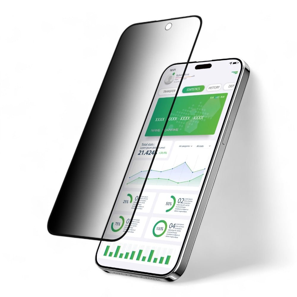 Protector pantalla switcheasy vidrio templado iphone 16 pro glass privacy tempered glass screen protector color transparente - TOP MOVIL