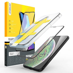 Protector pantalla zifriend vidrio templado 9h ultra con kit de intalacion iphone 12 y 12 pro 6.1 - TOP MOVIL