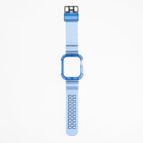 Pulseras generico + bumper rugged clear 42 mm azul - TOP MOVIL