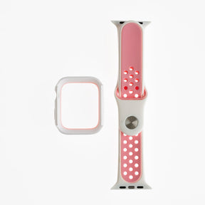 Pulseras generico pulsera nike + bumper blanco / rosado 45 mm - TOP MOVIL (B2C)