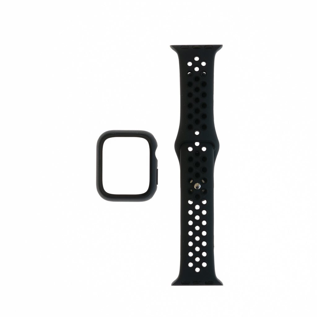 Pulseras generico pulsera nike + bumper negro / negro 42 mm - TOP MOVIL
