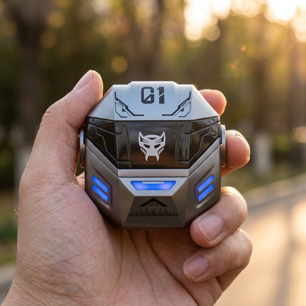 Angulo de venta - Audífonos Transformers Optimus Primal Modelo Tf-t36 Color Gris