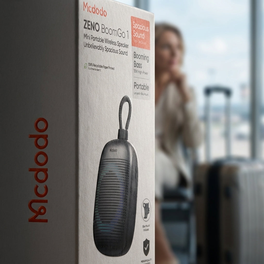 Angulo de venta - Accesorio McDodo ZENO Boomgo 1 Mini Portoble Wireless Speaker Unbelievably Spacious Sound