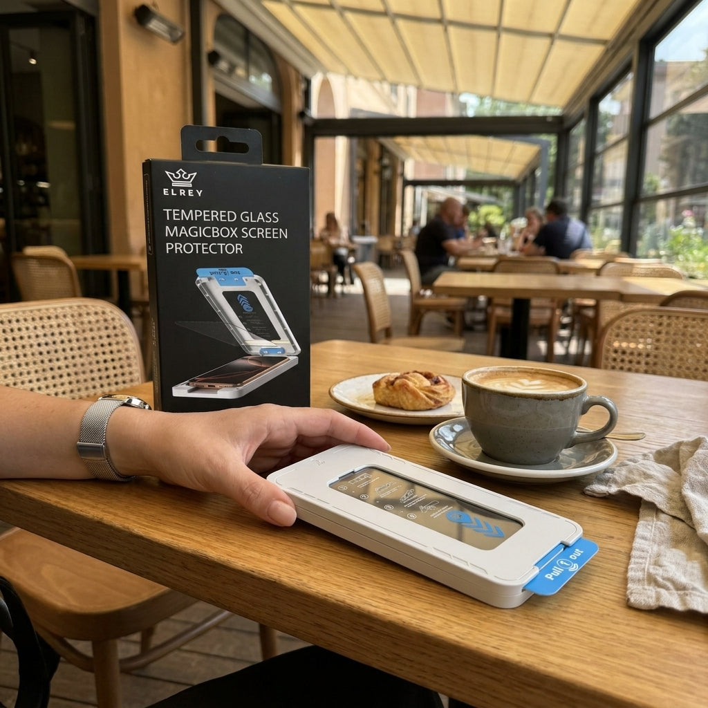 Angulo de venta - Protector de Pantalla El Rey Tempered Glass HD para iPhone 13 Pro Max