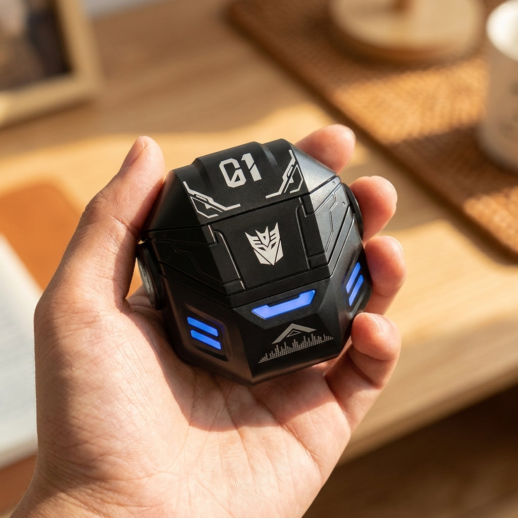 Angulo de venta - Audífonos Transformers Optimus Primal Modelo Tf-t36 Color Negro