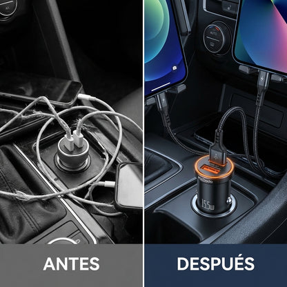 Angulo de venta - Cargador para Carro McDodo CC-2950 15.5W con Luz LED