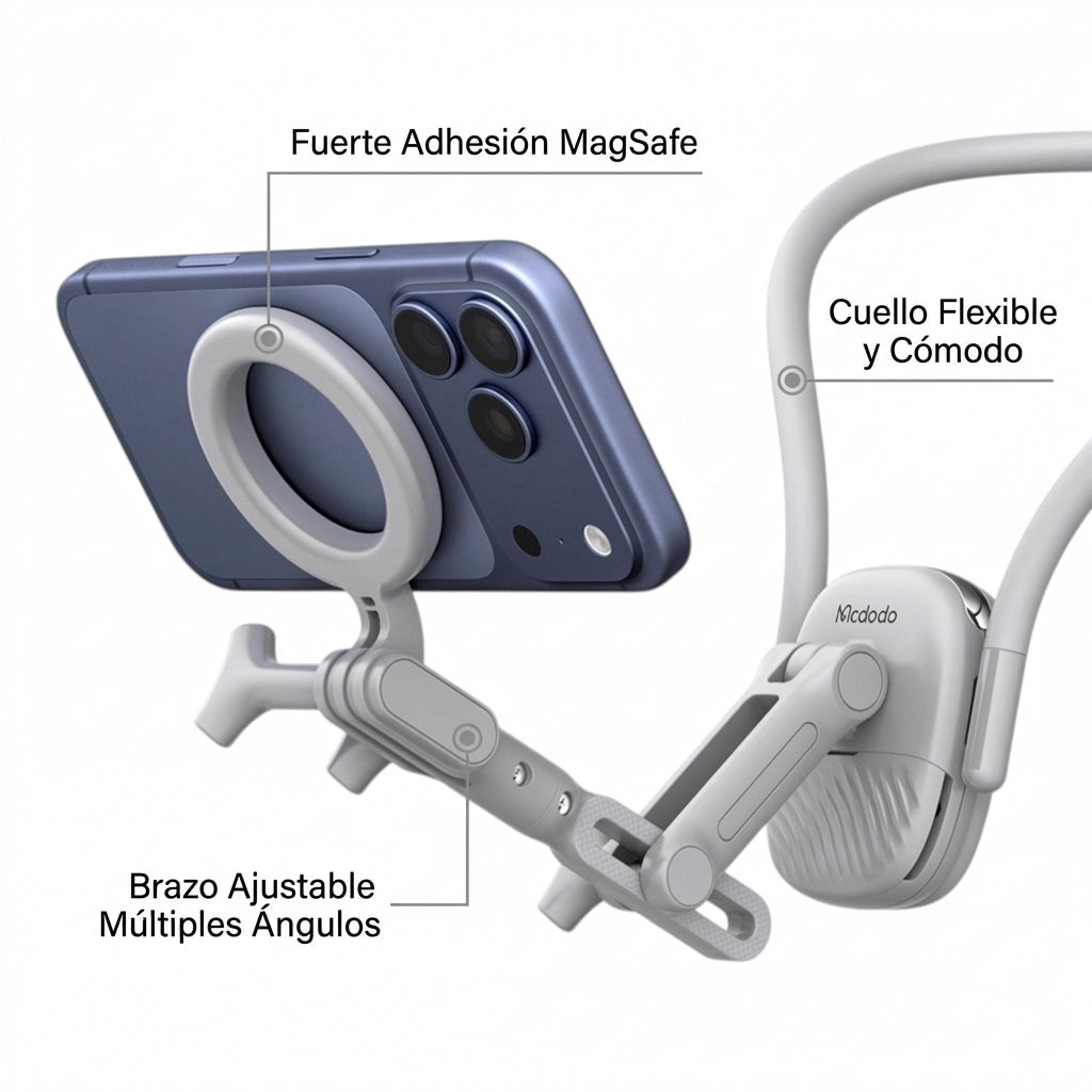 Angulo de venta - Soporte Magnético McDodo Ss-3550 para Celular de Cuello