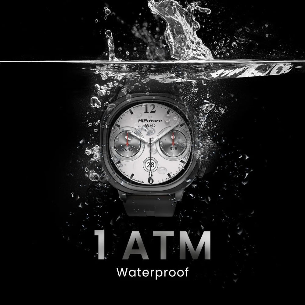 Smartwatch hifuture aix lite 1.43 inch de pantalla Amoled procesador dual core syntra AI con más de 100 modos de deportes banda de silicon - TOP MOVIL