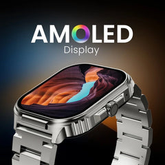 Smartwatch hifuture ultra 3 pro 2.04 inch de pantalla Amoled con más de 100 modos de deportes banda de metal - TOP MOVIL