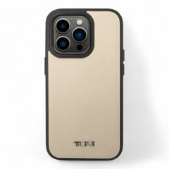 Tumi hc magsafe leather balistic pattern green iphone 14 pro max color verde - TOP MOVIL